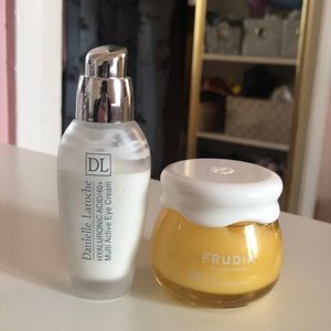 Eye cream and face brightening creme